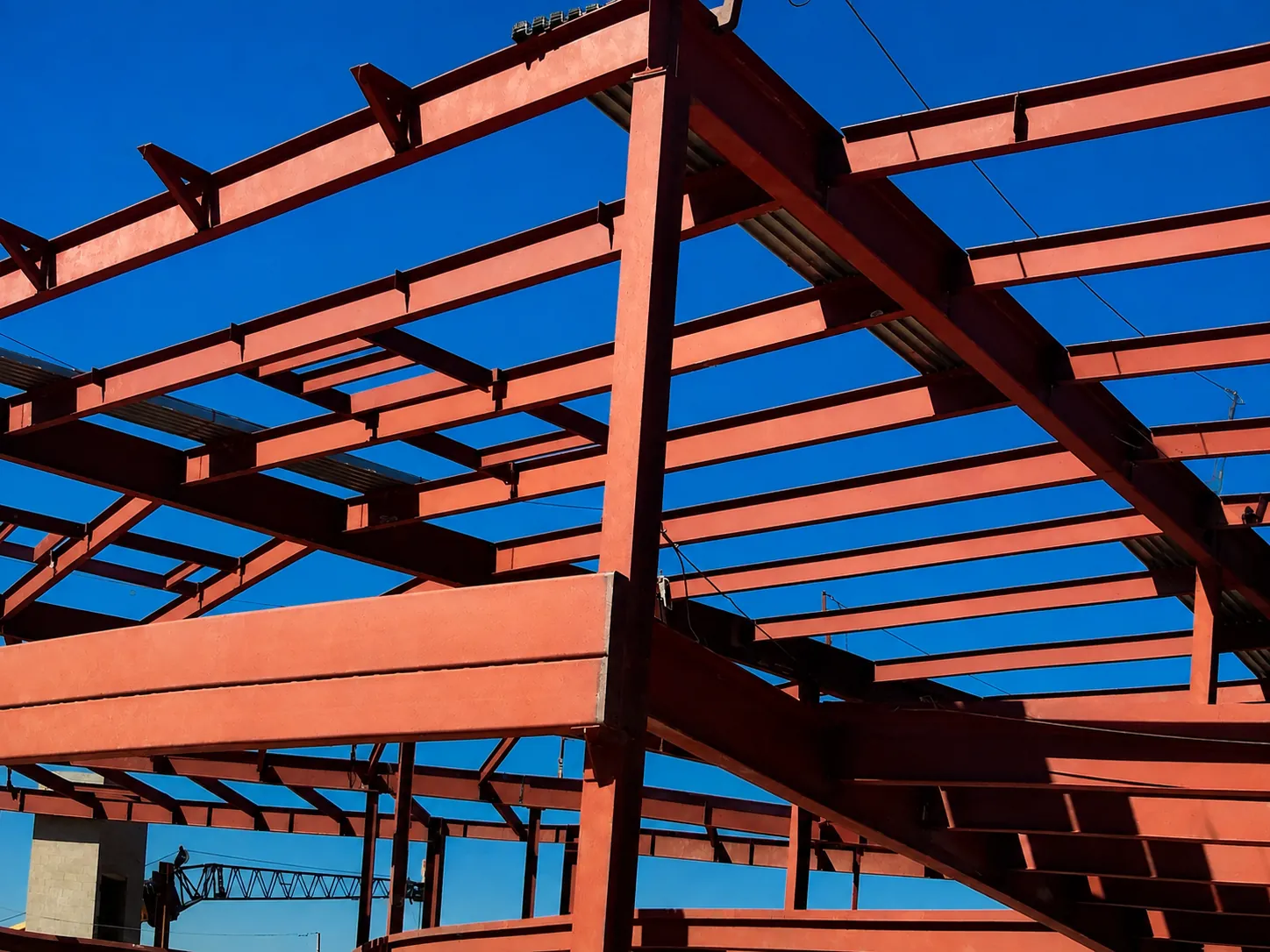 Structural steel framing