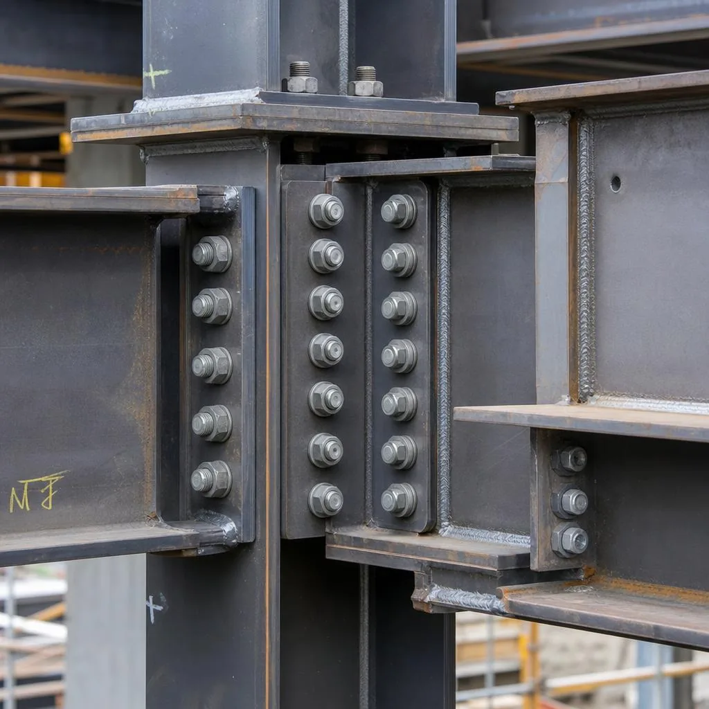 Structural steel connection detail